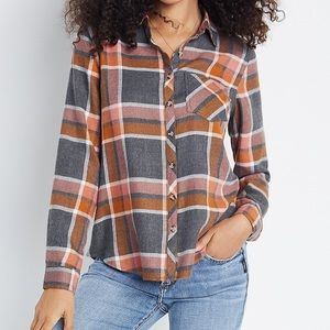 Maurices plaid shirt